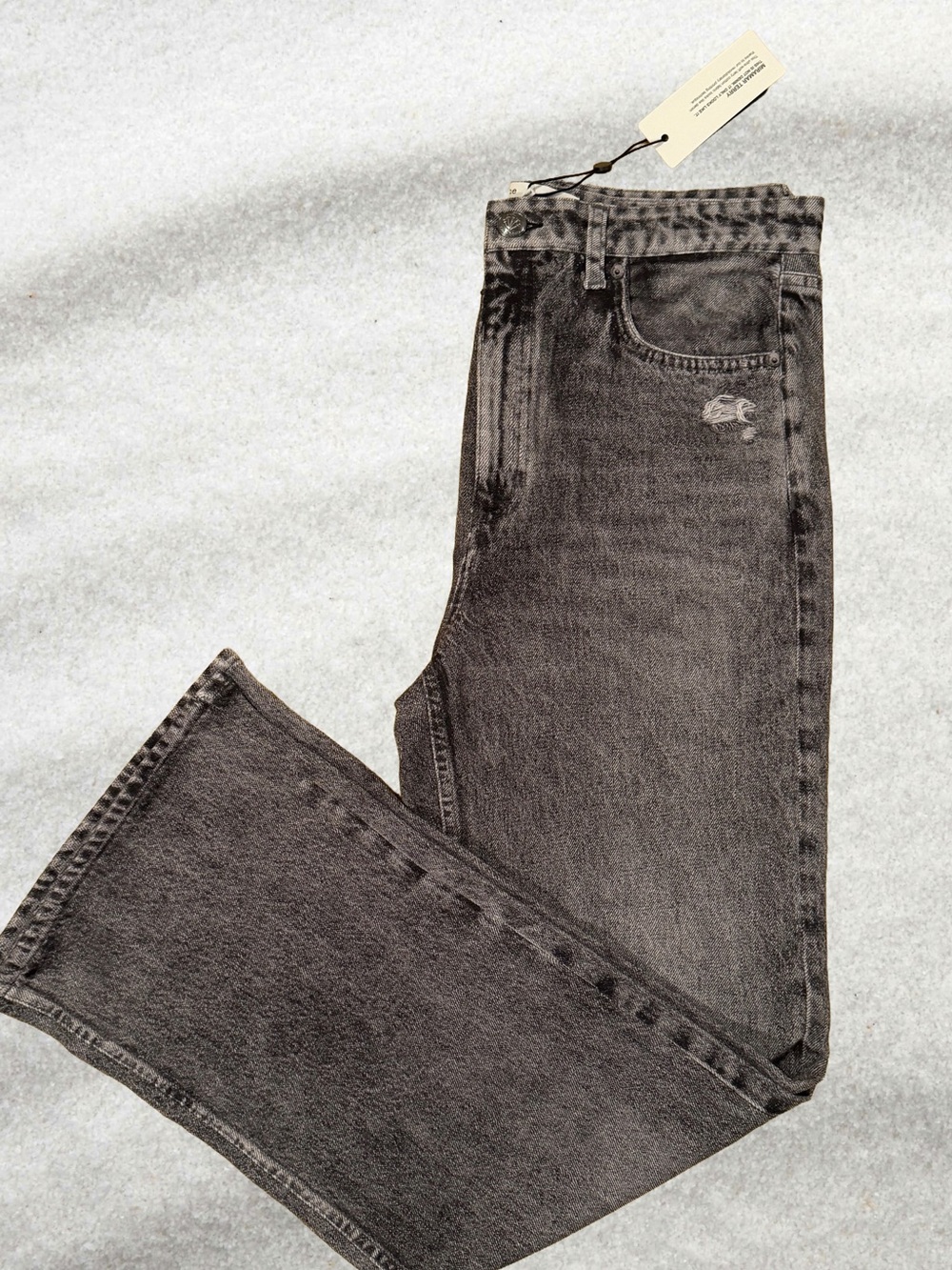Rag & Bone Miramar Jeans in Raven, size 28.